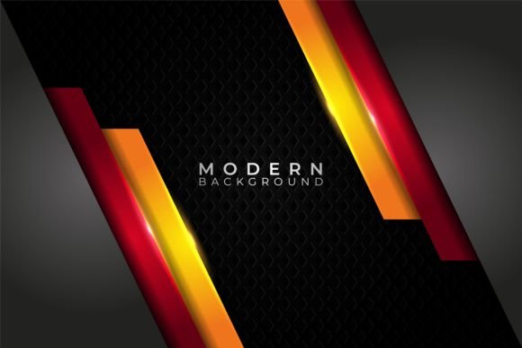Download Modern Metallic Background Yellow Red - Metallic background Collection