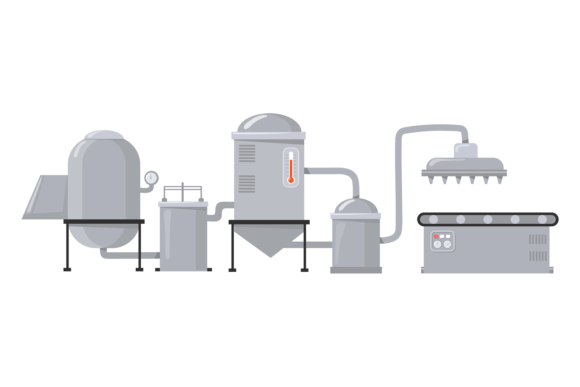 Download Manufacturing Line. Cartoon Industry Mac - Mac Collection
